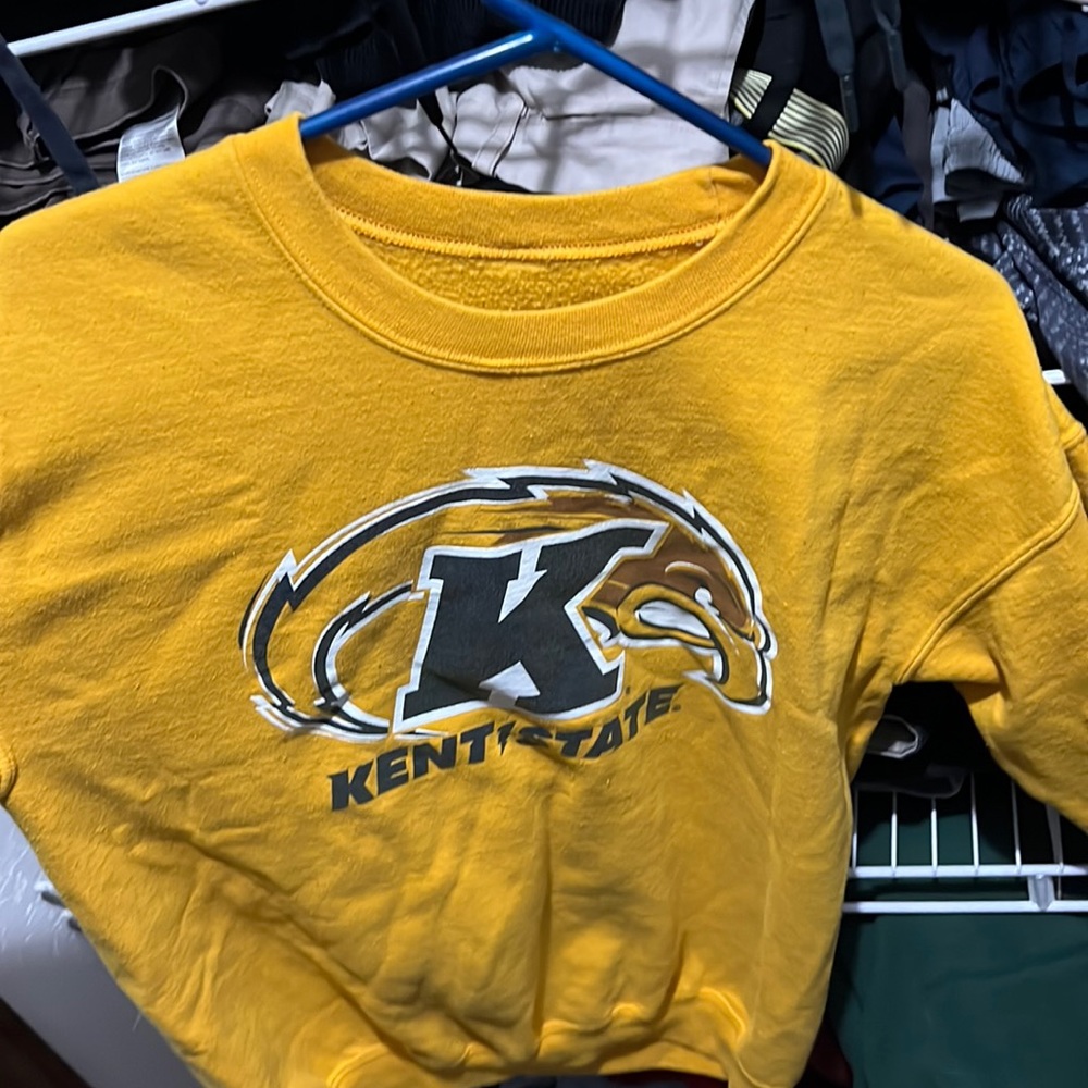 Kent State college crew neck sweatshirt